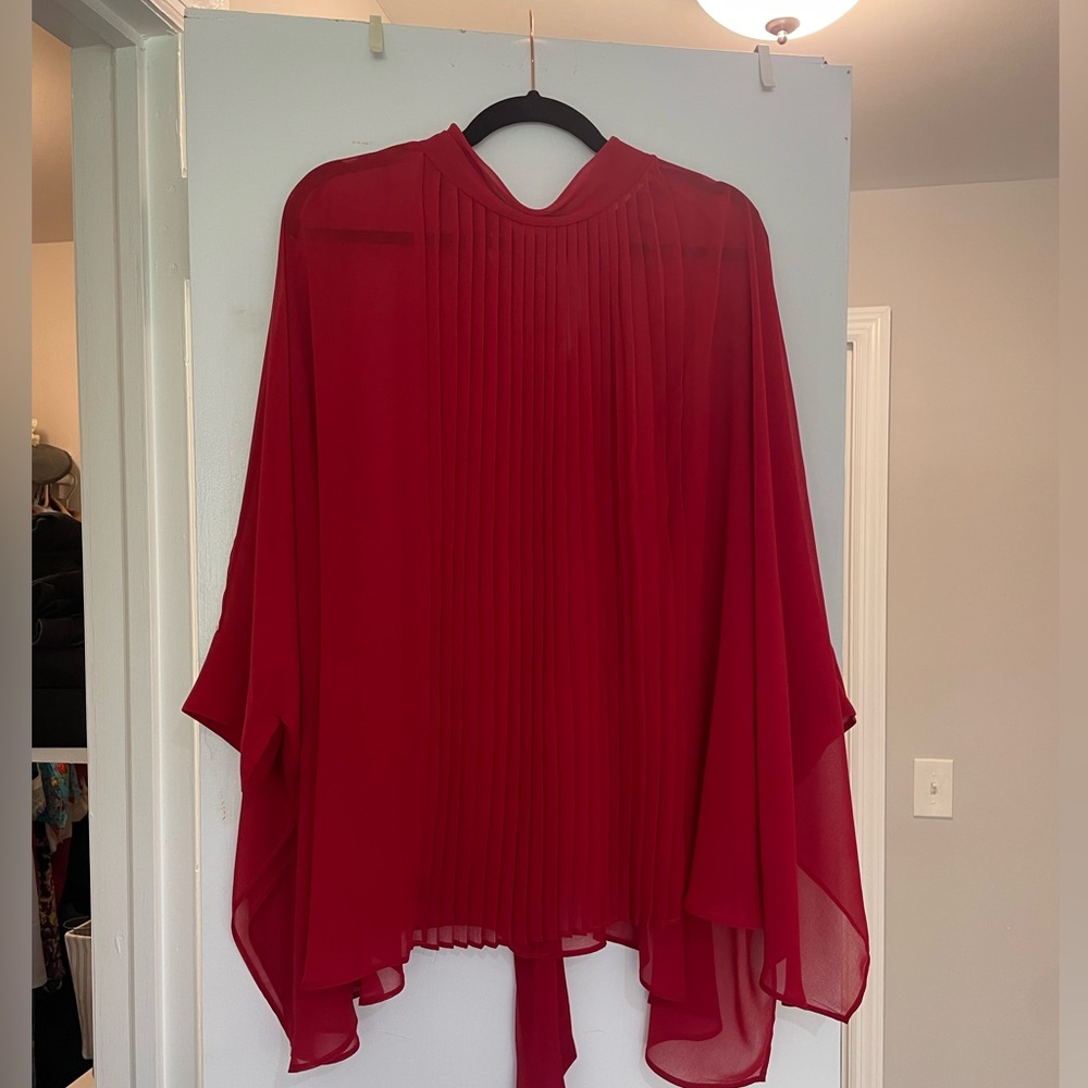 Zara Tied Cape Limited Edition Red